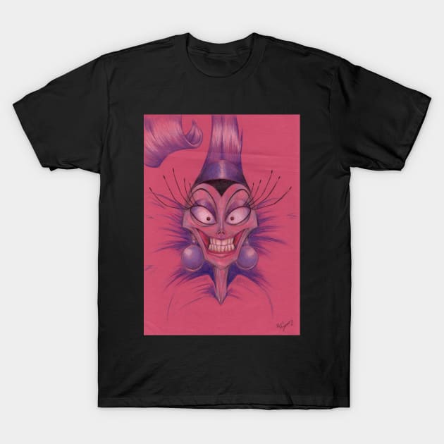 Yzma T-Shirt by Bevis Musson